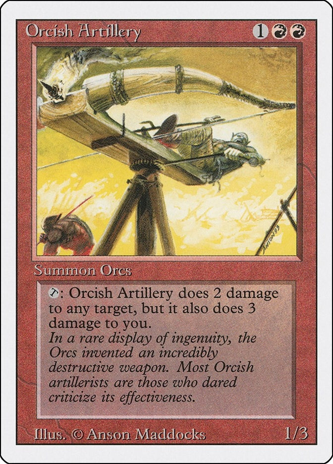 Image for Orcish Artillery [Revised Edition] - Magic: The Gathering