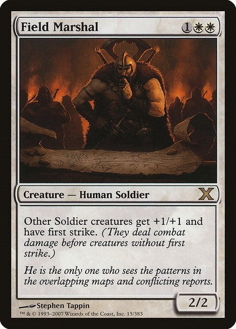 Image for Field Marshal (15) [10th Edition] - Magic: The Gathering