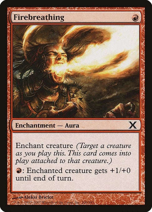Image for Firebreathing (200) [10th Edition] - Magic: The Gathering