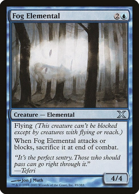 Image for Fog Elemental (85) [10th Edition] - Magic: The Gathering