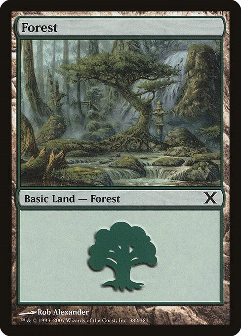 Image for Forest (382) (382) [10th Edition] - Magic: The Gathering
