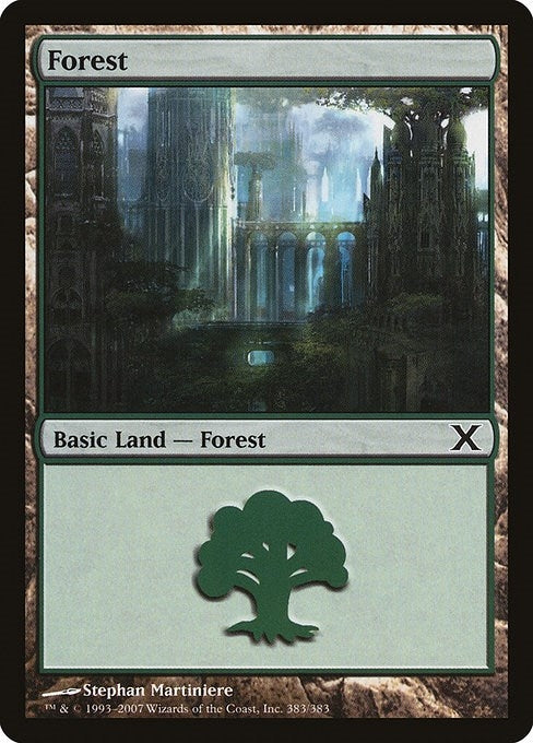 Image for Forest (383) (383) [10th Edition] - Magic: The Gathering