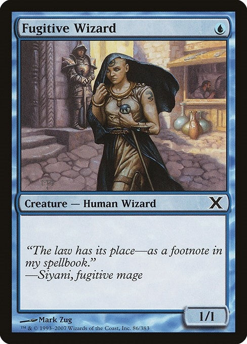 Image for Fugitive Wizard (86) [10th Edition] - Magic: The Gathering