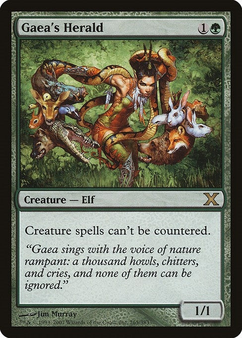 Image for Gaea's Herald (265) [10th Edition] - Magic: The Gathering