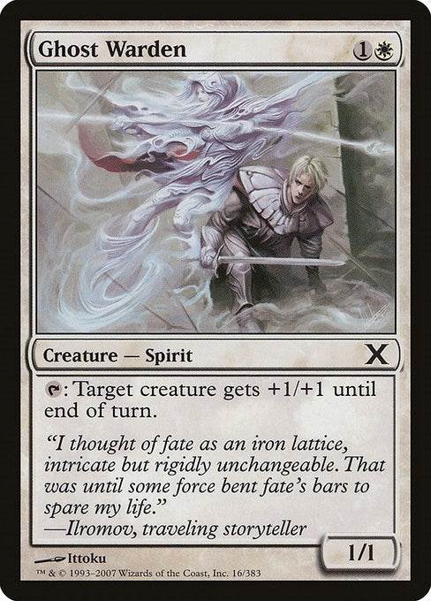 Image for Ghost Warden (16) [10th Edition] - Magic: The Gathering