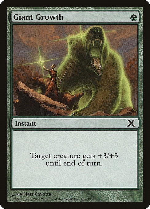 Image for Giant Growth (266) [10th Edition] - Magic: The Gathering