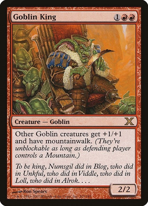 Image for Goblin King (207) [10th Edition] - Magic: The Gathering