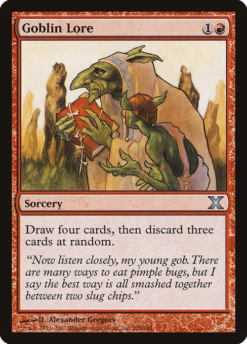 Image for Goblin Lore (208) [10th Edition] - Magic: The Gathering