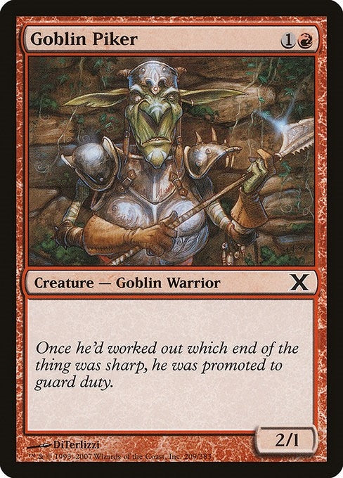 Image for Goblin Piker (209) [10th Edition] - Magic: The Gathering