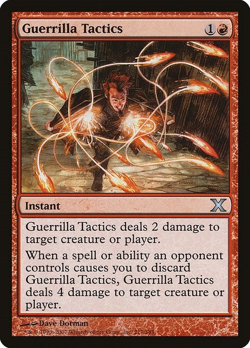 Image for Guerrilla Tactics (211) [10th Edition] - Magic: The Gathering