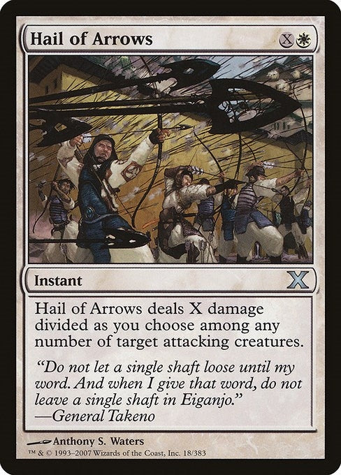 Image for Hail of Arrows (18) [10th Edition] - Magic: The Gathering