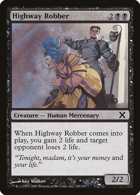 Image for Highway Robber (150) [10th Edition] - Magic: The Gathering