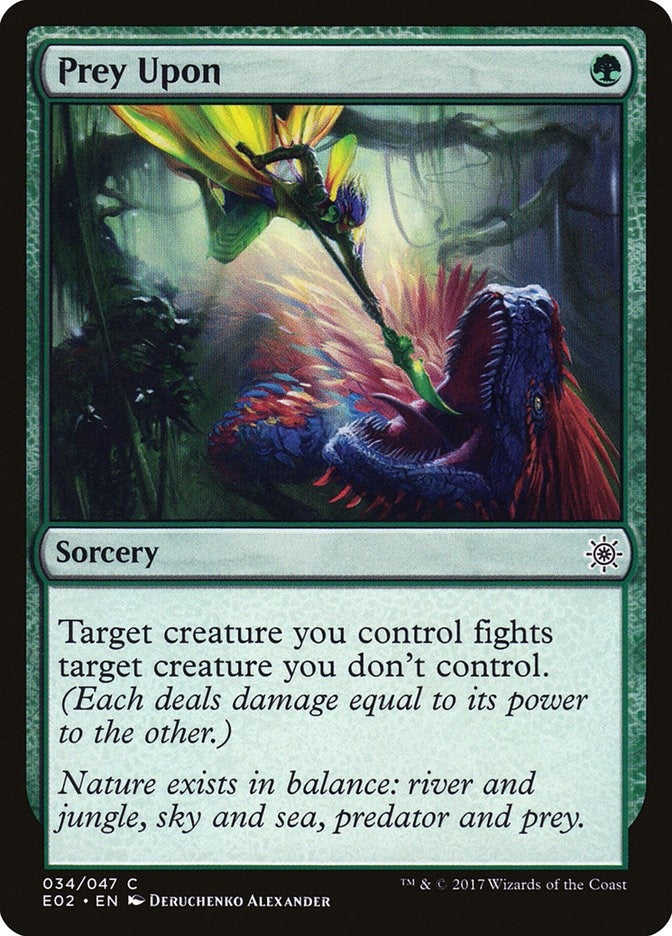 Image for Prey Upon (34) [Explorers of Ixalan] - Magic: The Gathering
