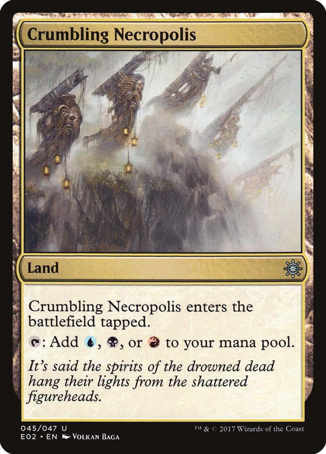 Image for Crumbling Necropolis (45) [Explorers of Ixalan] - Magic: The Gathering