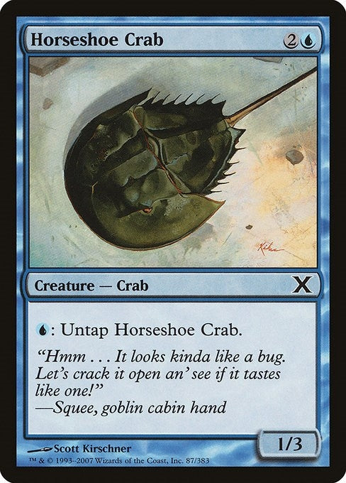 Image for Horseshoe Crab (87) [10th Edition] - Magic: The Gathering