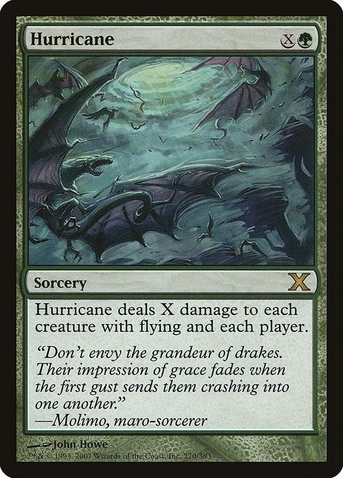 Image for Hurricane (270) [10th Edition] - Magic: The Gathering