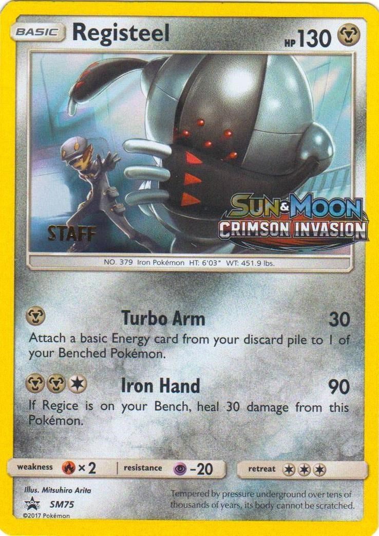 Image for Registeel - SM75 (Prerelease) [Staff] (SM75) [SM Promos] - Pokemon