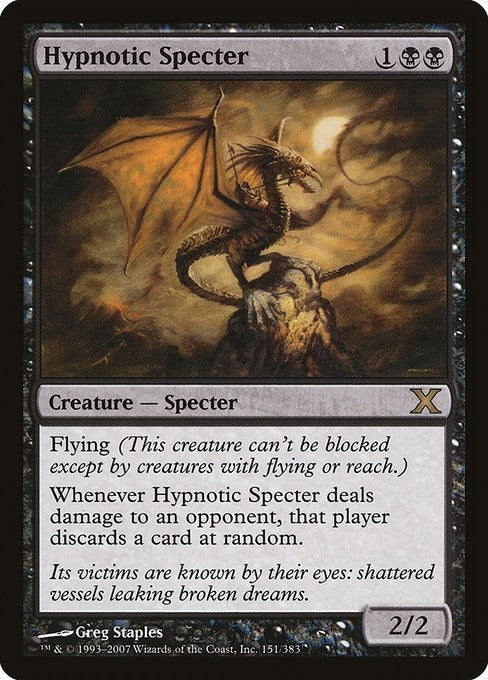 Image for Hypnotic Specter (151) [10th Edition] - Magic: The Gathering