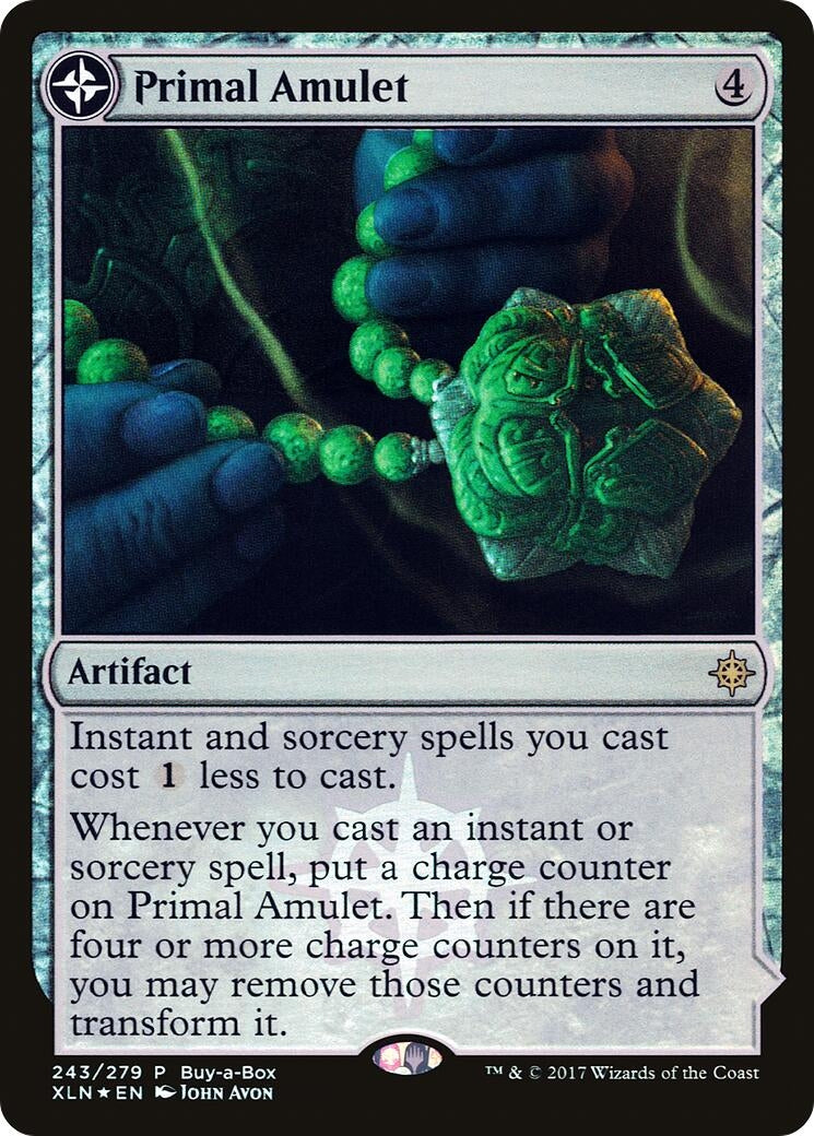 Image for Primal Amulet (243) [Buy-A-Box Promos] - Magic: The Gathering