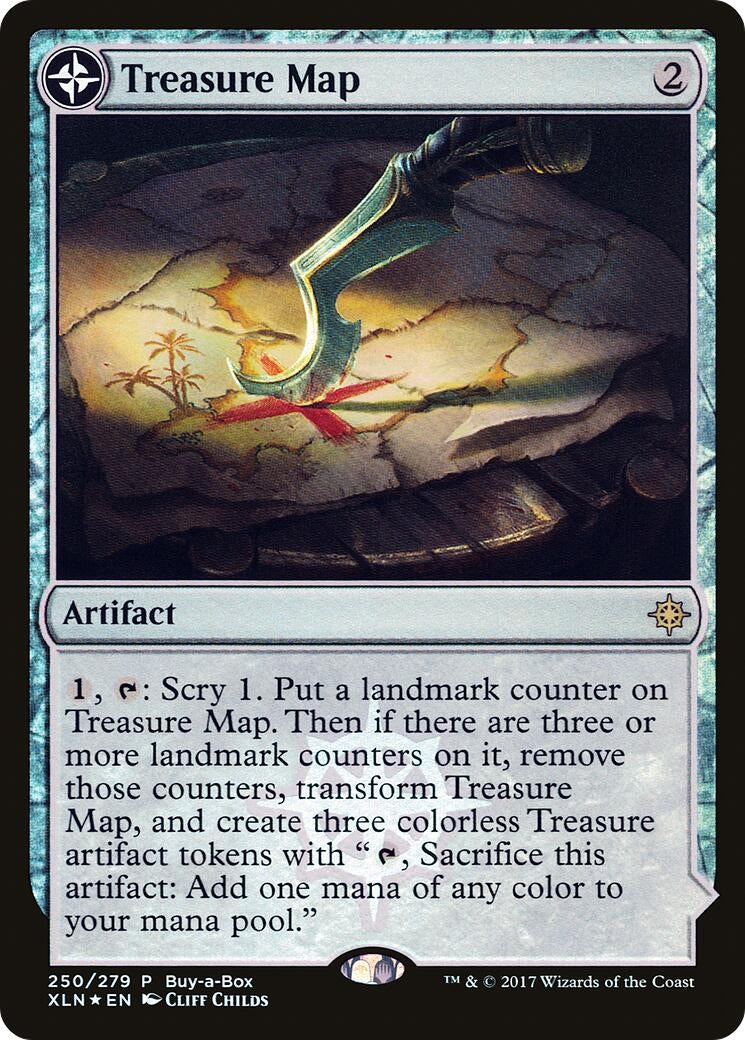 Image for Treasure Map (250) [Buy-A-Box Promos] - Magic: The Gathering