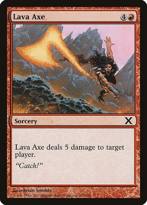 Image for Lava Axe (215) [10th Edition] - Magic: The Gathering