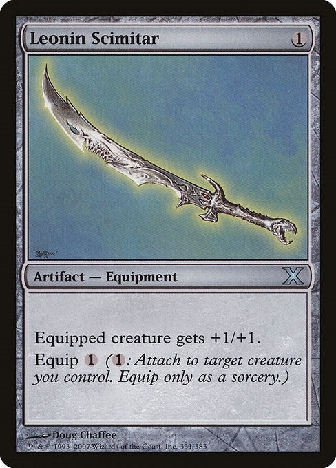 Image for Leonin Scimitar (331) [10th Edition] - Magic: The Gathering