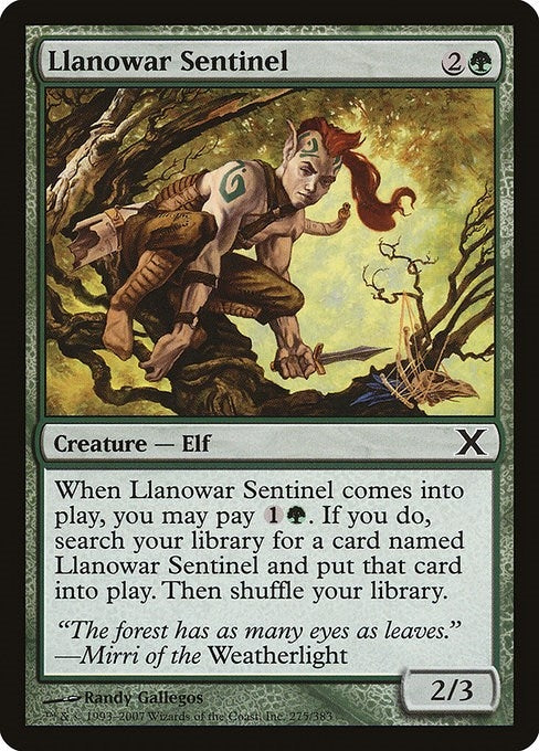 Image for Llanowar Sentinel (275) [10th Edition] - Magic: The Gathering