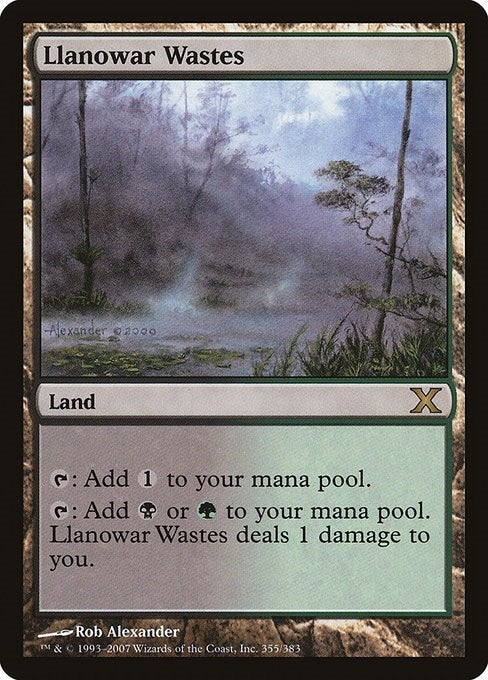 Image for Llanowar Wastes (355) [10th Edition] - Magic: The Gathering