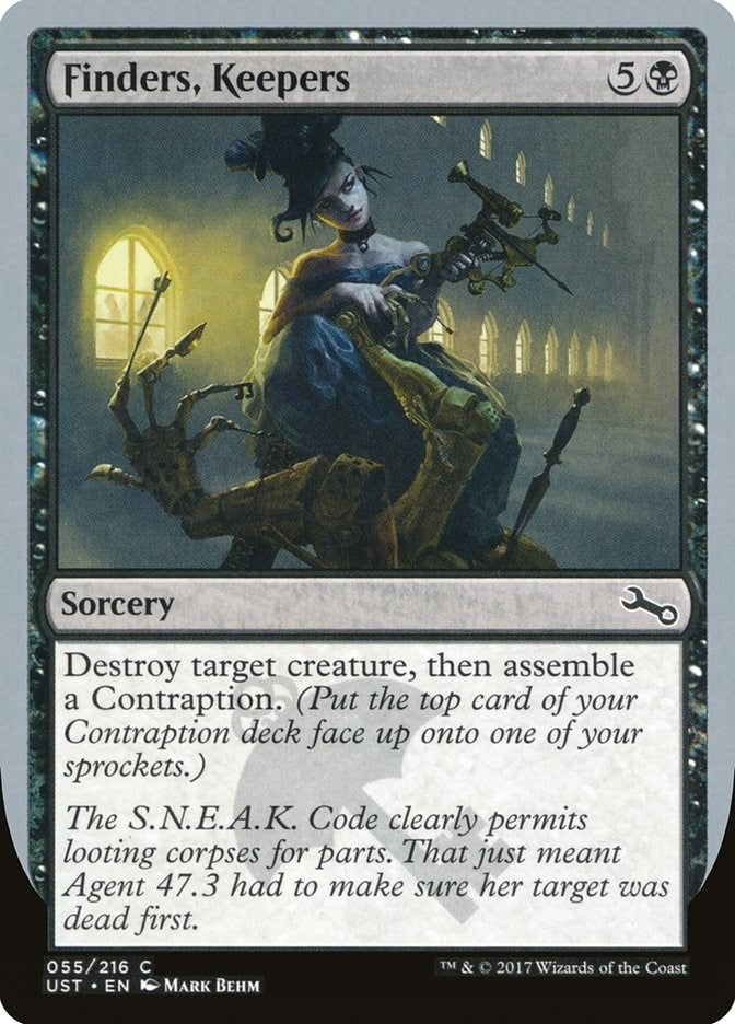 Finders, Keepers (55) [Unstable]