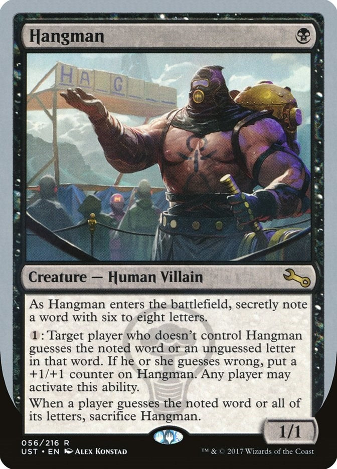 Image for Hangman (56) [Unstable] - Magic: The Gathering