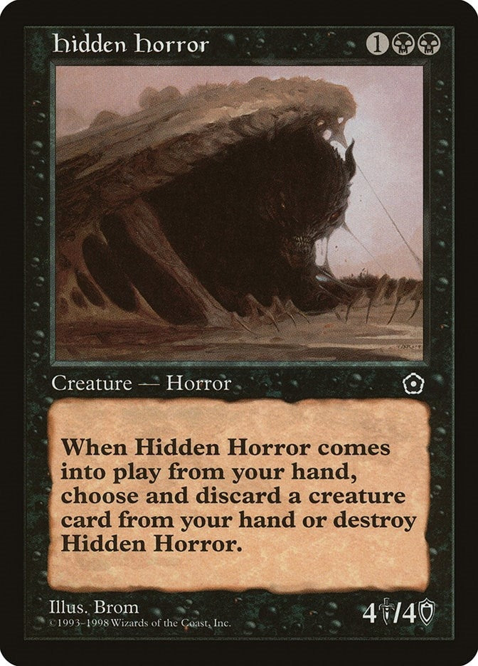 Image for Hidden Horror [Portal Second Age] - Magic: The Gathering