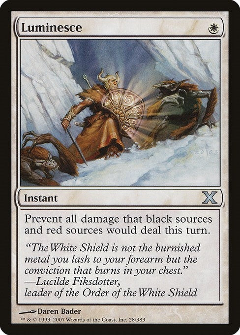 Image for Luminesce (28) [10th Edition] - Magic: The Gathering