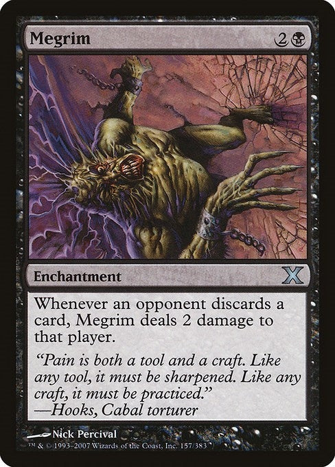 Image for Megrim (157) [10th Edition] - Magic: The Gathering