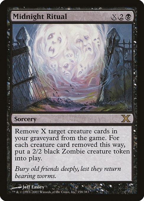 Image for Midnight Ritual (158) [10th Edition] - Magic: The Gathering