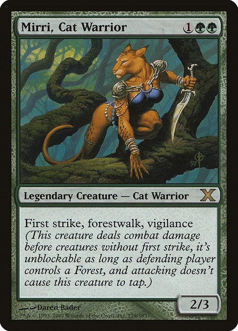 Image for Mirri, Cat Warrior (279) [10th Edition] - Magic: The Gathering