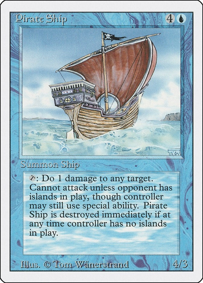 Image for Pirate Ship [Revised Edition] - Magic: The Gathering