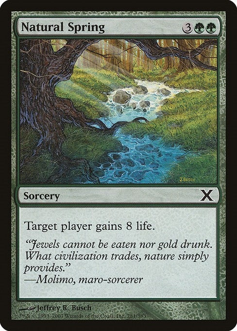 Image for Natural Spring (281) [10th Edition] - Magic: The Gathering