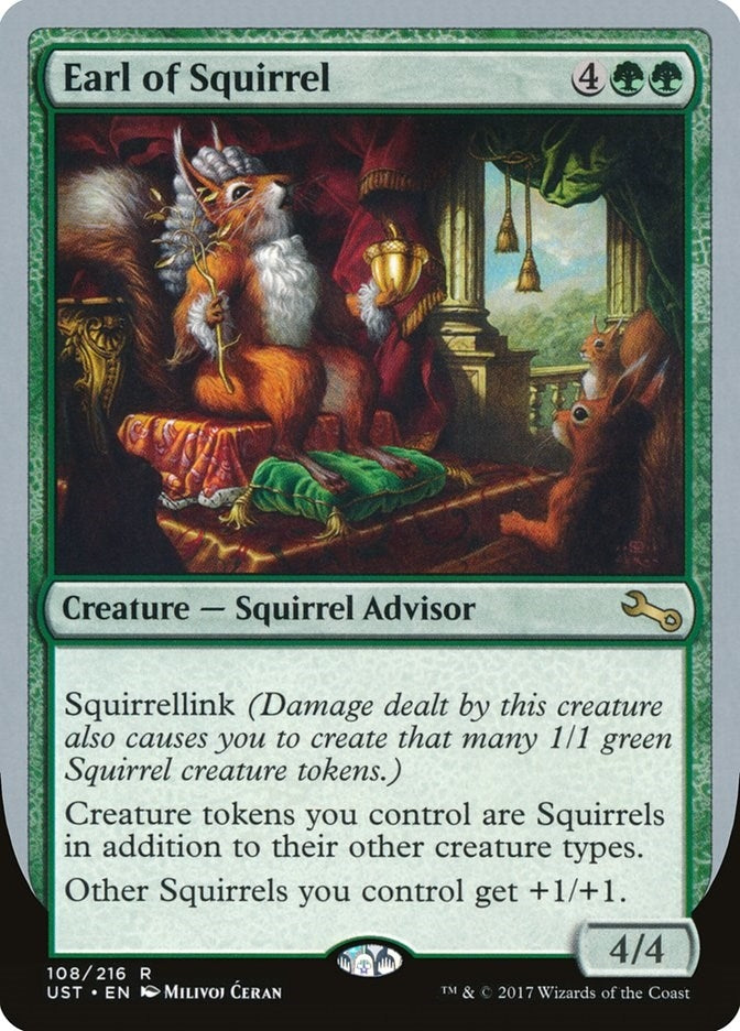Image for Earl of Squirrel (108) [Unstable] - Magic: The Gathering