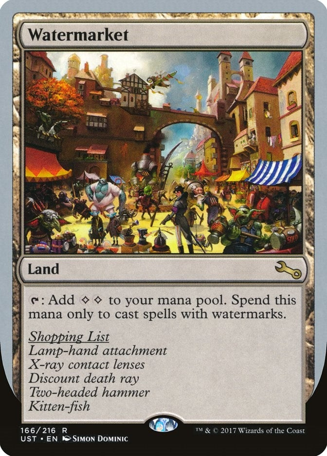Image for Watermarket (166) [Unstable] - Magic: The Gathering