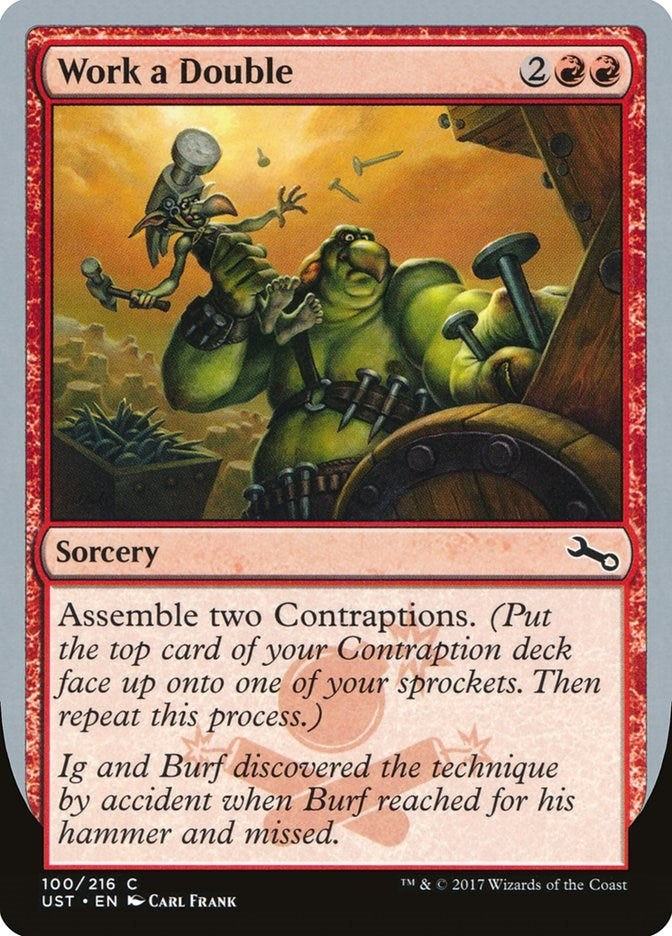 Image for Work a Double (100) [Unstable] - Magic: The Gathering