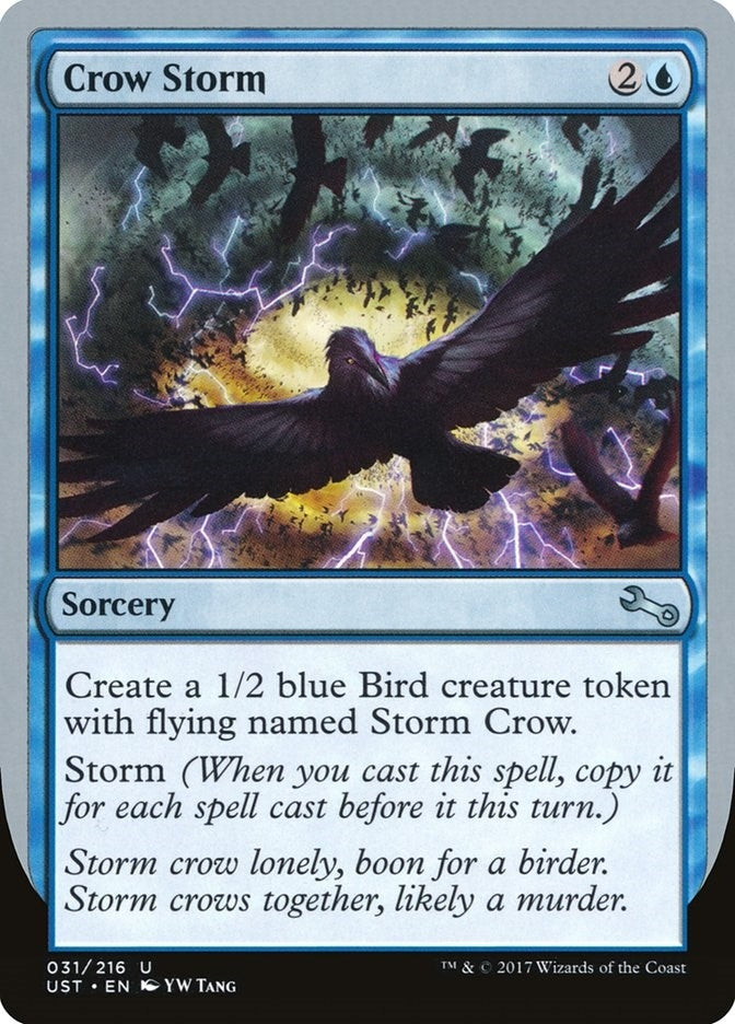 Image for Crow Storm (31) [Unstable] - Magic: The Gathering