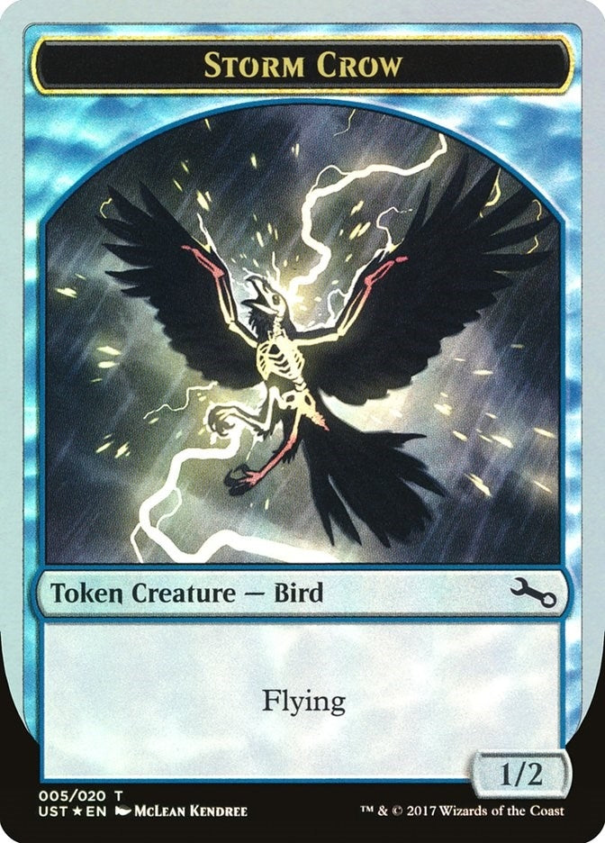 Image for Storm Crow Token (5) [Unstable] - Magic: The Gathering
