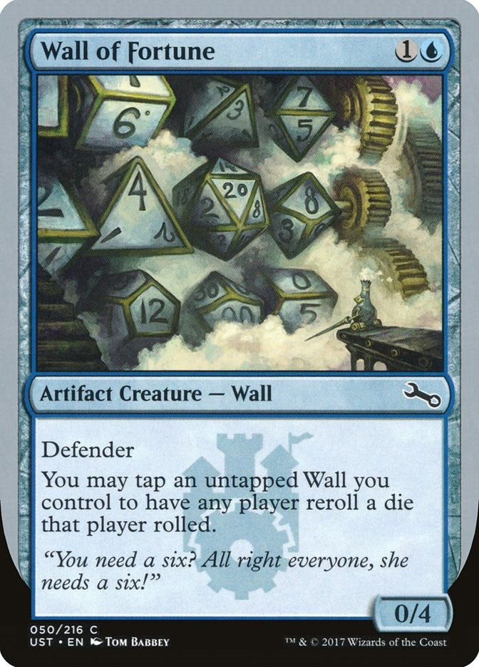 Image for Wall of Fortune (50) [Unstable] - Magic: The Gathering