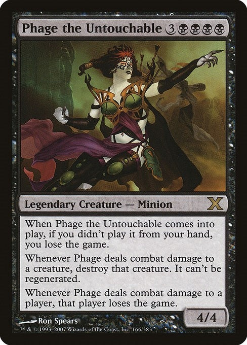 Image for Phage the Untouchable (166) [10th Edition] - Magic: The Gathering