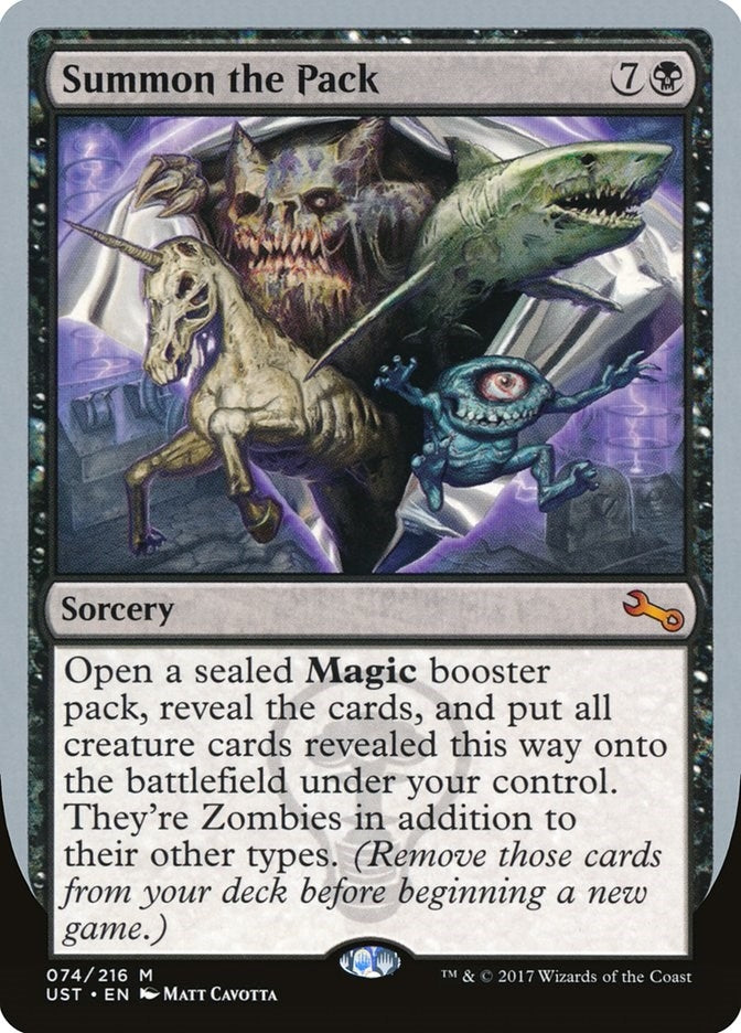 Image for Summon the Pack (74) [Unstable] - Magic: The Gathering