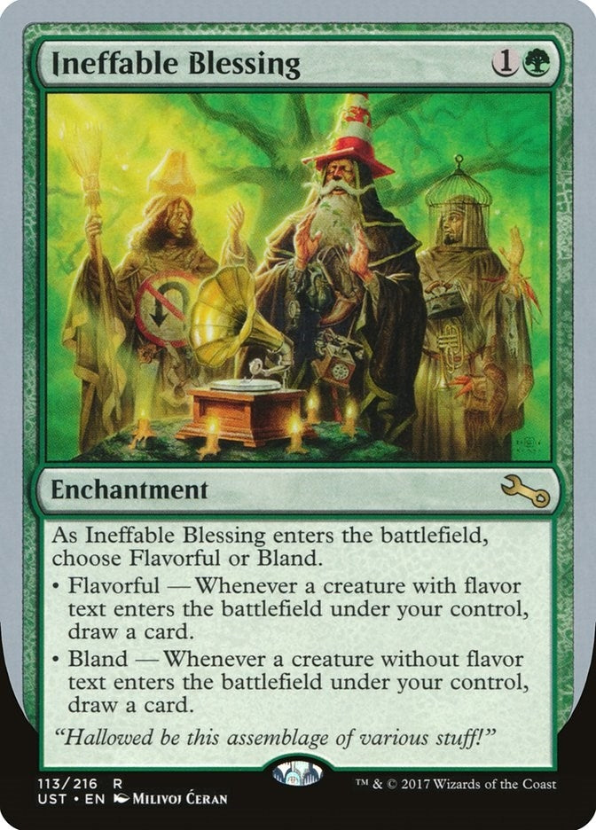 Image for Ineffable Blessing (A) (113) [Unstable] - Magic: The Gathering