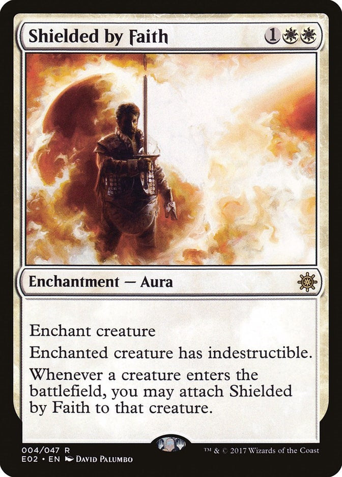 Image for Shielded by Faith (4) [Explorers of Ixalan] - Magic: The Gathering