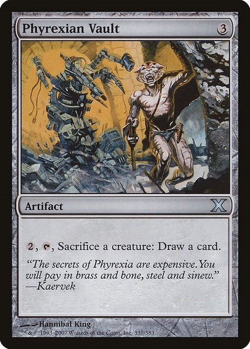 Image for Phyrexian Vault (337) [10th Edition] - Magic: The Gathering