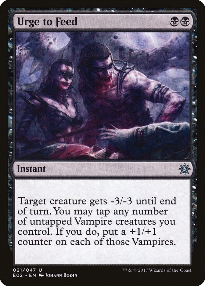 Image for Urge to Feed (21) [Explorers of Ixalan] - Magic: The Gathering