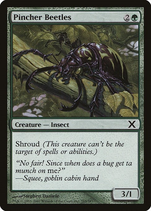 Image for Pincher Beetles (285) [10th Edition] - Magic: The Gathering